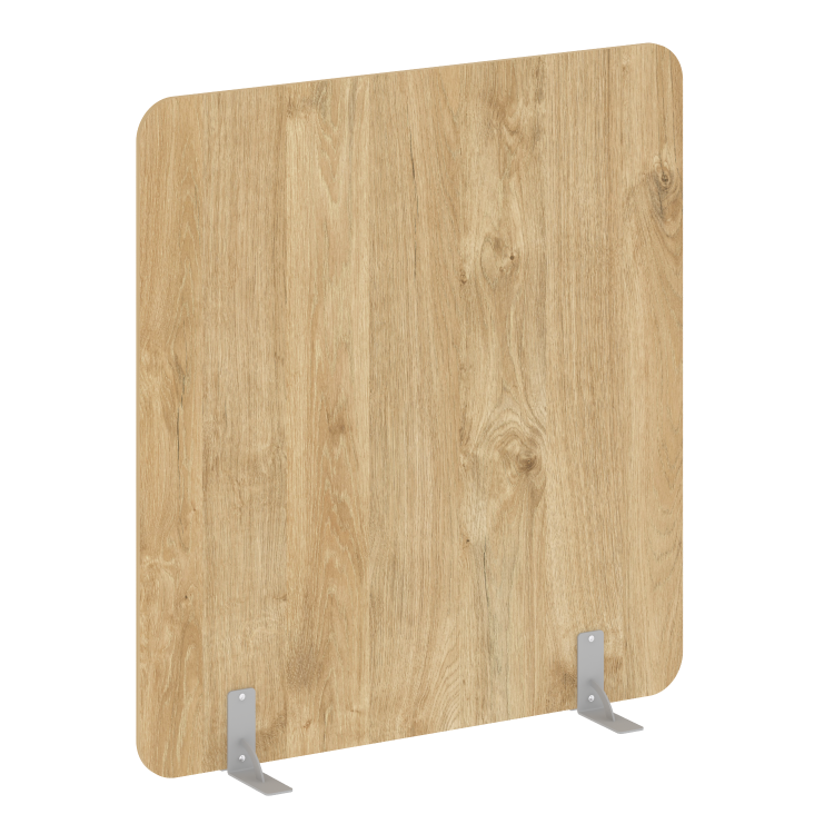 R-line Перегородки на металлических опорах на фетровых подпятниках DP.F-140-150 Тиквуд Светлый/Метал