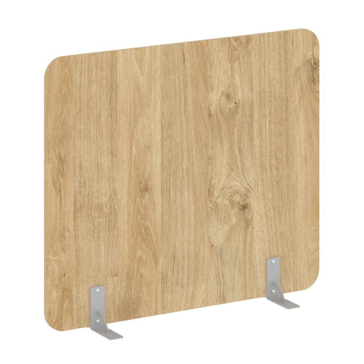 R-line Перегородки на металлических опорах на фетровых подпятниках DP.F-140-120 Тиквуд Светлый/Метал