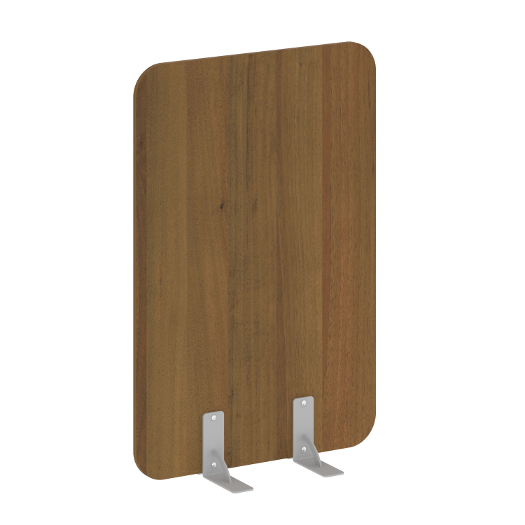 R-line Перегородки на металлических опорах на фетровых подпятниках DP.F-80-120 Орех Гварнери/Металл