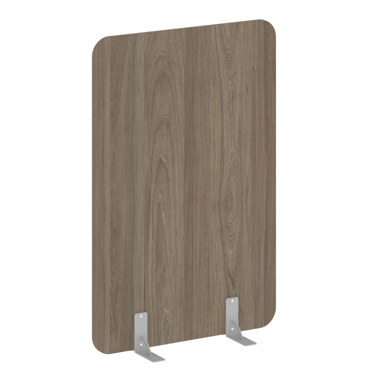 R-line Перегородки на металлических опорах на фетровых подпятниках DP.F-100-150 Вяз Благородный/Мета