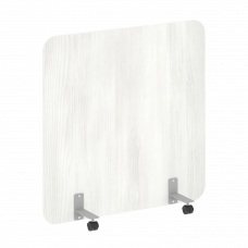 R-line Перегородка на металлических опорах, на роликах DP.R-120-120 Снежная Патина/Металл Серый 1200