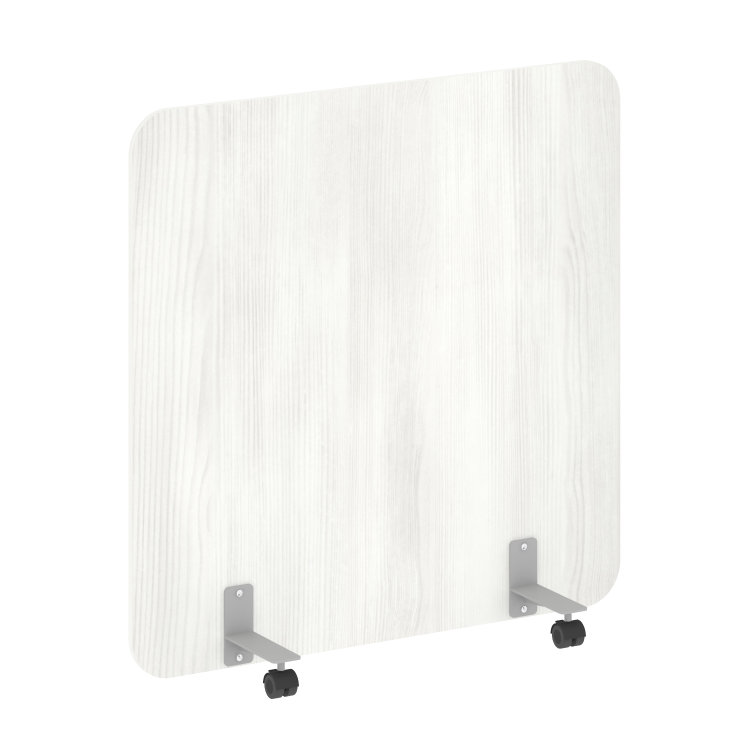 R-line Перегородка на металлических опорах, на роликах DP.R-120-120 Снежная Патина/Металл Серый 1200