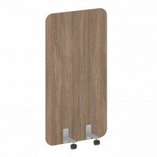 R-line Перегородка на металлических опорах, на роликах DP.R-80-150 Дуб Аризона/Металл Серый 800*18*1