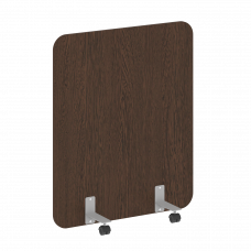 R-line Перегородка на металлических опорах, на роликах DP.R-100-120 Венге Цаво/Металл Серый 1000*18*