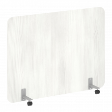 R-line Перегородка на металлических опорах, на роликах DP.R-160-120 Снежная Патина/Металл Серый 1600