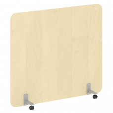 R-line Перегородка на металлических опорах, на роликах DP.R-160-140 Клен/Металл Серый 1600*18*1400