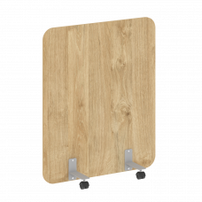 R-line Перегородка на металлических опорах, на роликах DP.R-100-120 Тиквуд Светлый/Металл Серый 1000