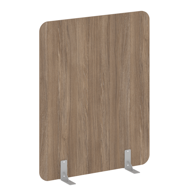 R-line Перегородки на металлических опорах на фетровых подпятниках DP.F-120-150 Дуб Аризона/Металл С