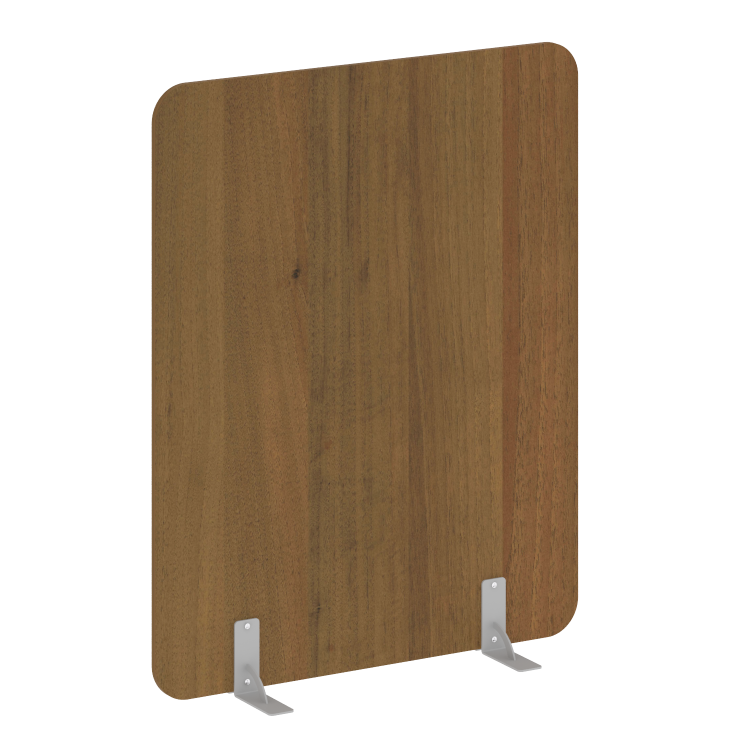 R-line Перегородки на металлических опорах на фетровых подпятниках DP.F-120-150 Орех Гварнери/Металл