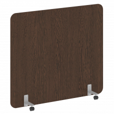 R-line Перегородка на металлических опорах, на роликах DP.R-160-140 Венге Цаво/Металл Серый 1600*18*