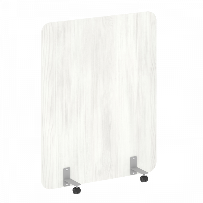 R-line Перегородка на металлических опорах, на роликах DP.R-120-150 Снежная Патина/Металл Серый 1200