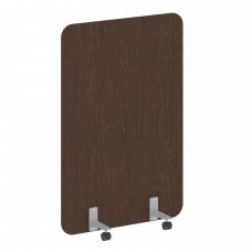R-line Перегородка на металлических опорах, на роликах DP.R-100-150 Венге Цаво/Металл Серый 1000*18*