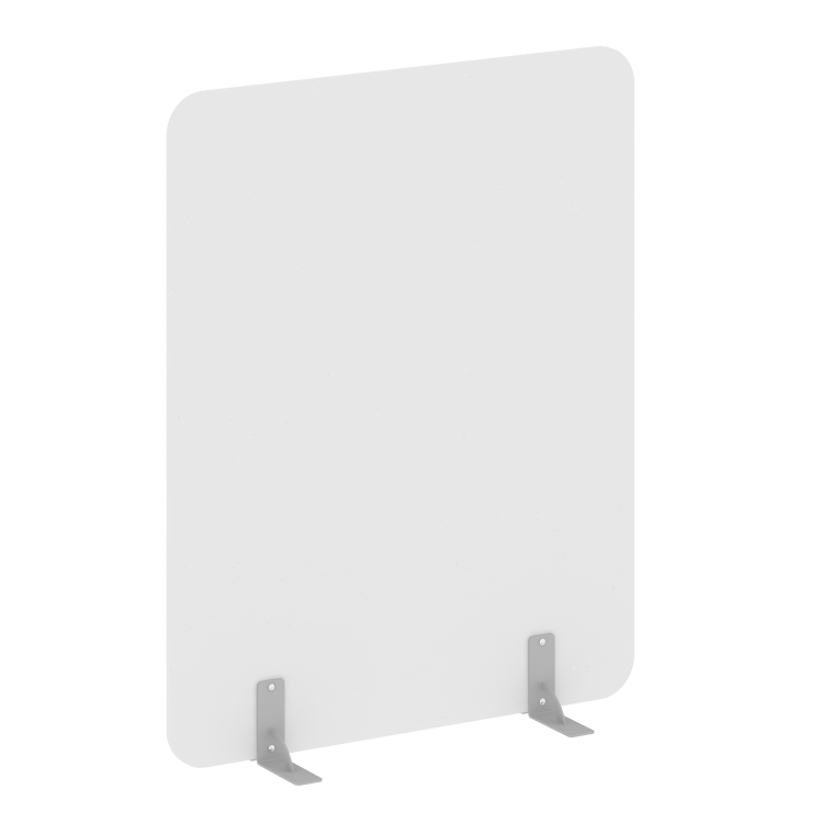 R-line Перегородки на металлических опорах на фетровых подпятниках DP.F-120-150 Белый/Металл Серый 1