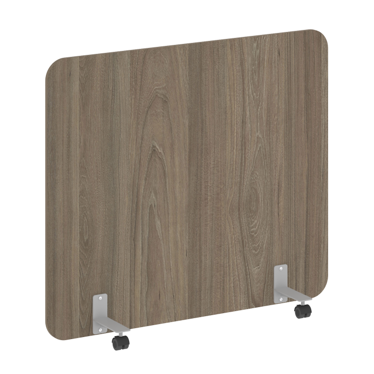 R-line Перегородка на металлических опорах, на роликах DP.R-140-120 Вяз Благородный/Металл Серый 140