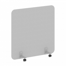 R-line Перегородка на металлических опорах, на роликах DP.R-120-120 Серый/Металл Серый 1200*18*1200