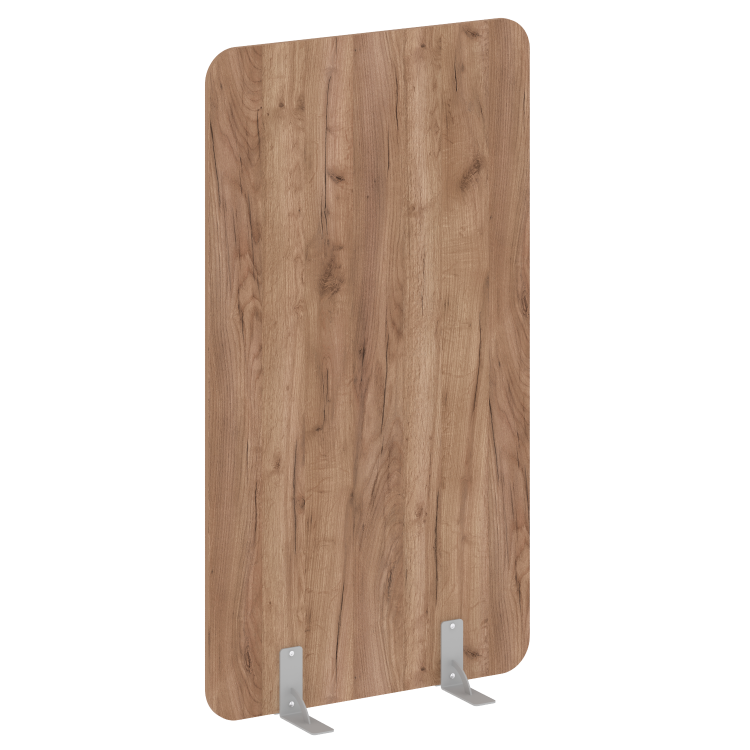 R-line Перегородки на металлических опорах на фетровых подпятниках DP.F-100-180 Дуб Табак/Металл Сер