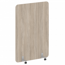 R-line Перегородка на металлических опорах, на роликах DP.R-120-180 Дуб Аттик/Металл Серый 1200*18*1