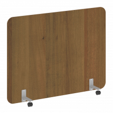 R-line Перегородка на металлических опорах, на роликах DP.R-160-120 Орех Гварнери/Металл Серый 1600*