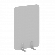 R-line Перегородки на металлических опорах на фетровых подпятниках DP.F-80-120 Серый/Металл Серый 80