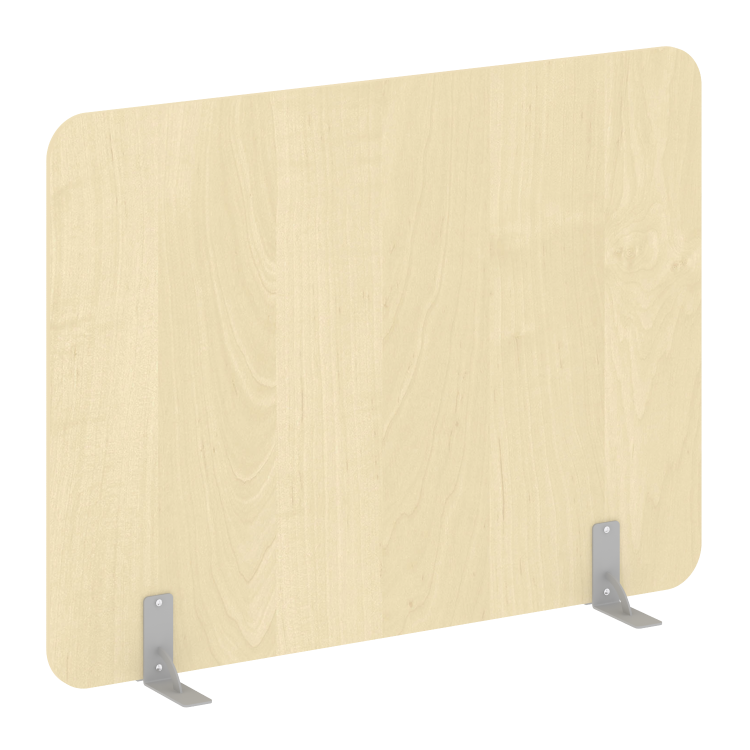 R-line Перегородки на металлических опорах на фетровых подпятниках DP.F-160-120 Клен/Металл Серый 16