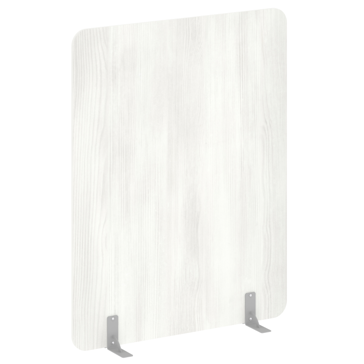 R-line Перегородки на металлических опорах на фетровых подпятниках DP.F-140-180 Снежная Патина/Метал