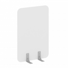 R-line Перегородки на металлических опорах на фетровых подпятниках DP.F-80-120 Белый/Металл Серый 80