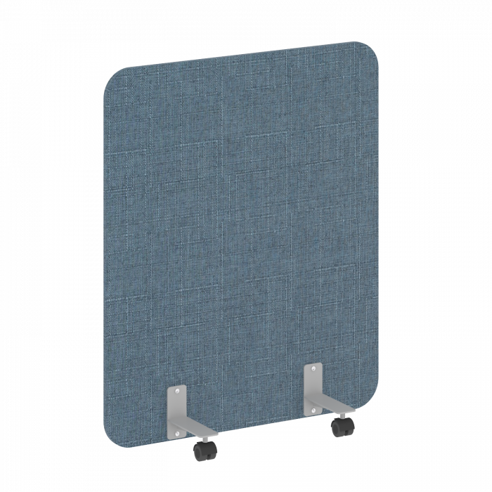 R-line soft Перегородка на металлических опорах, на роликах AP.R-100-120 Romeo 10/Металл Серый 1000*