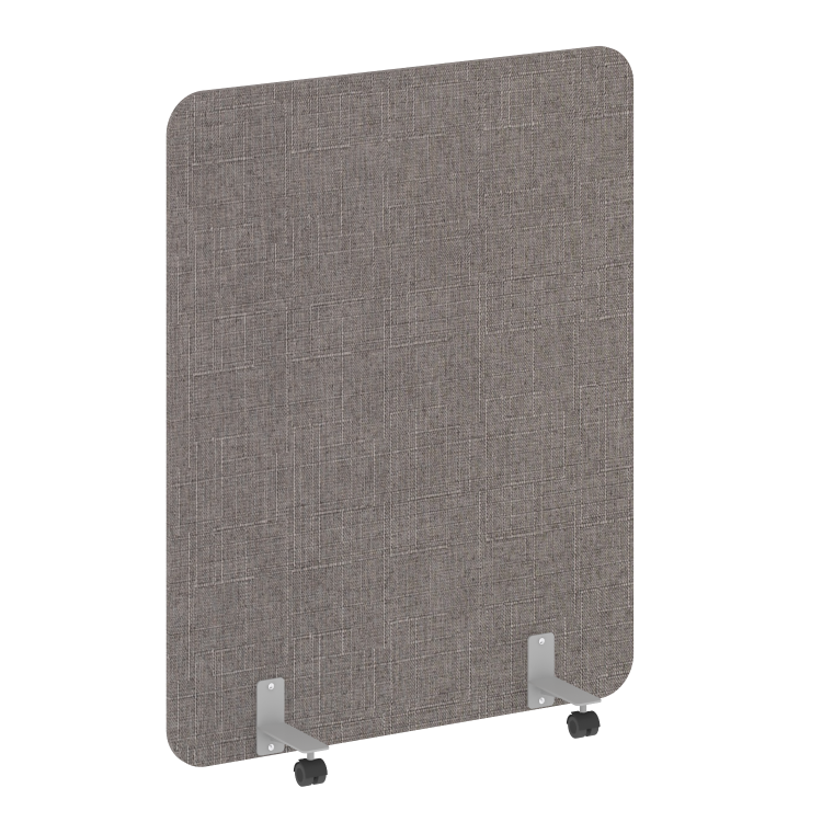 R-line soft Перегородка на металлических опорах, на роликах AP.R-120-150 Romeo 05/Металл Серый 1200*