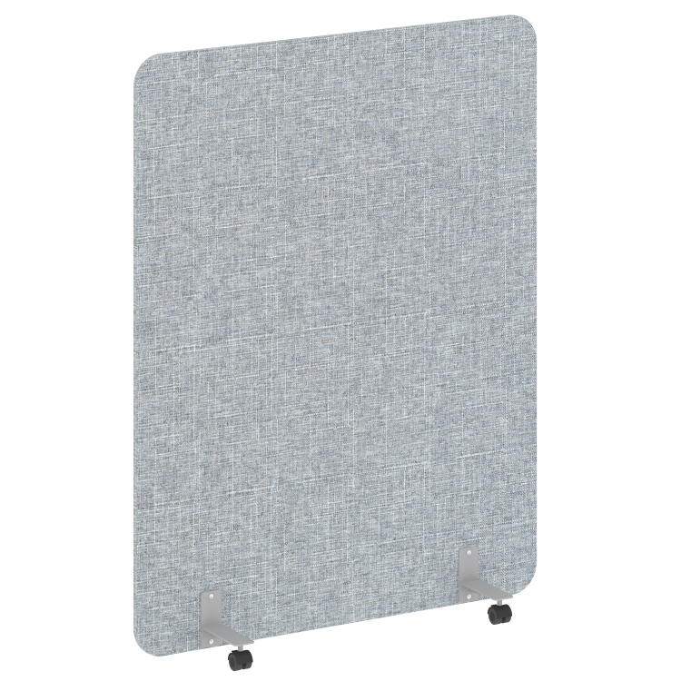 R-line soft Перегородка на металлических опорах, на роликах AP.R-136-180 Romeo 13/Металл Серый 1360*