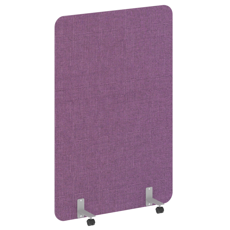 R-line soft Перегородка на металлических опорах, на роликах AP.R-120-180 Romeo 06/Металл Серый 1200*