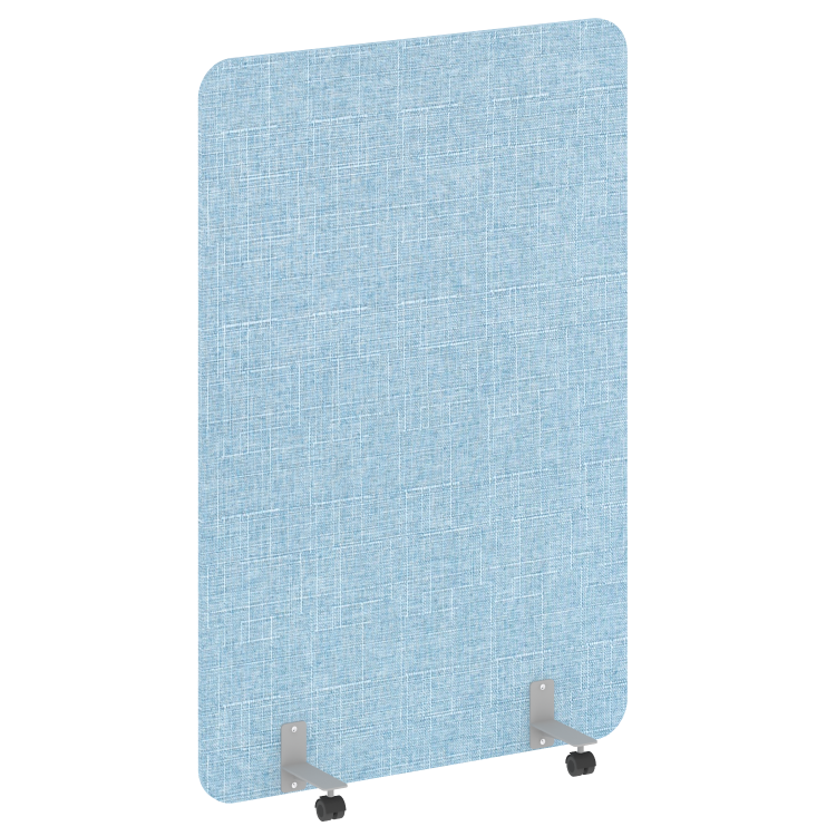 R-line soft Перегородка на металлических опорах, на роликах AP.R-120-180 Romeo 09/Металл Серый 1200*