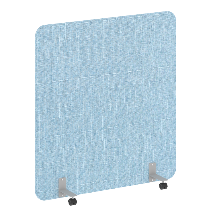 R-line soft Перегородка на металлических опорах, на роликах AP.R-136-150 Romeo 09/Металл Серый 1360*