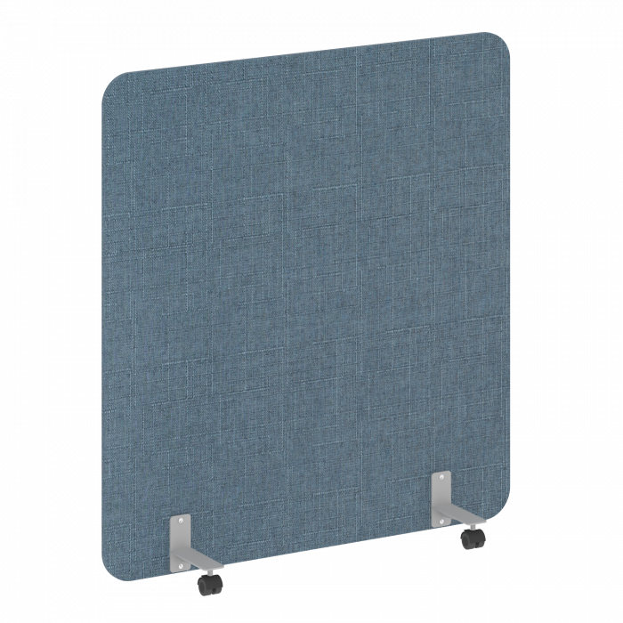 R-line soft Перегородка на металлических опорах, на роликах AP.R-136-150 Romeo 10/Металл Серый 1360*