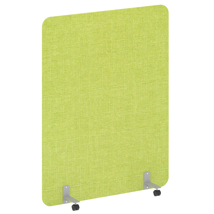 R-line soft Перегородка на металлических опорах, на роликах AP.R-136-180 Romeo 07/Металл Серый 1360*