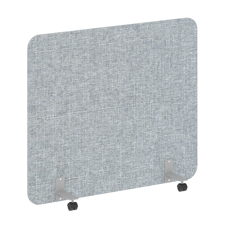 R-line soft Перегородка на металлических опорах, на роликах AP.R-136-120 Romeo 13/Металл Серый 1360*