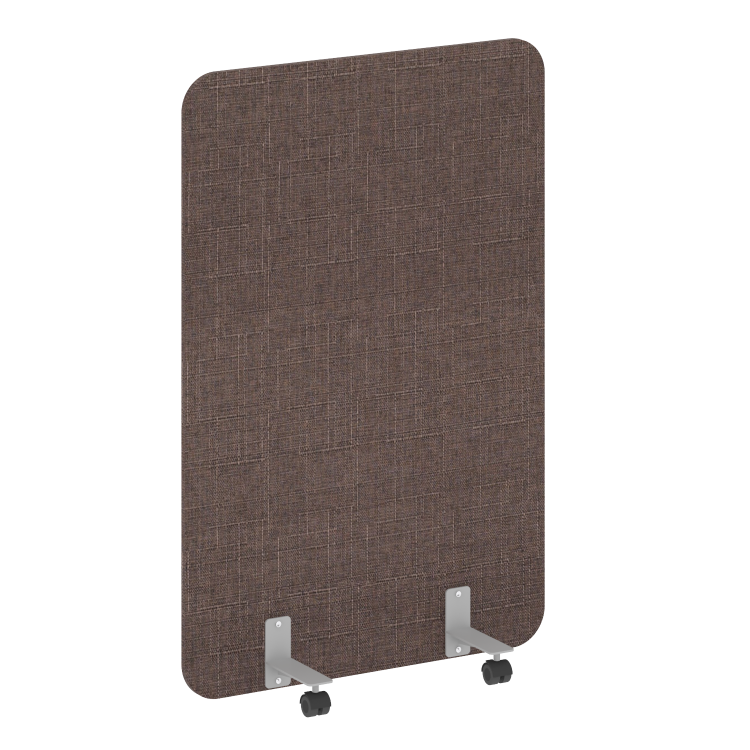 R-line soft Перегородка на металлических опорах, на роликах AP.R-100-150 Romeo 04/Металл Серый 1000*