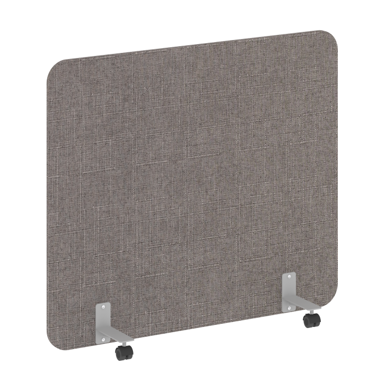 R-line soft Перегородка на металлических опорах, на роликах AP.R-136-120 Romeo 05/Металл Серый 1360*