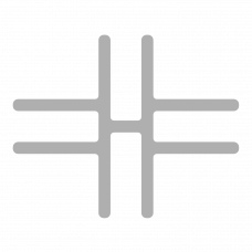 R-line soft Комплект соединителей Х-образных (2 шт.) AP.S-XO-TI Металл Серый 136*107*5