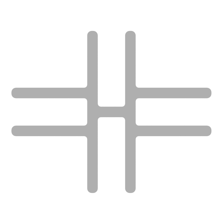 R-line soft Комплект соединителей Х-образных (2 шт.) AP.S-XO-TI Металл Серый 136*107*5