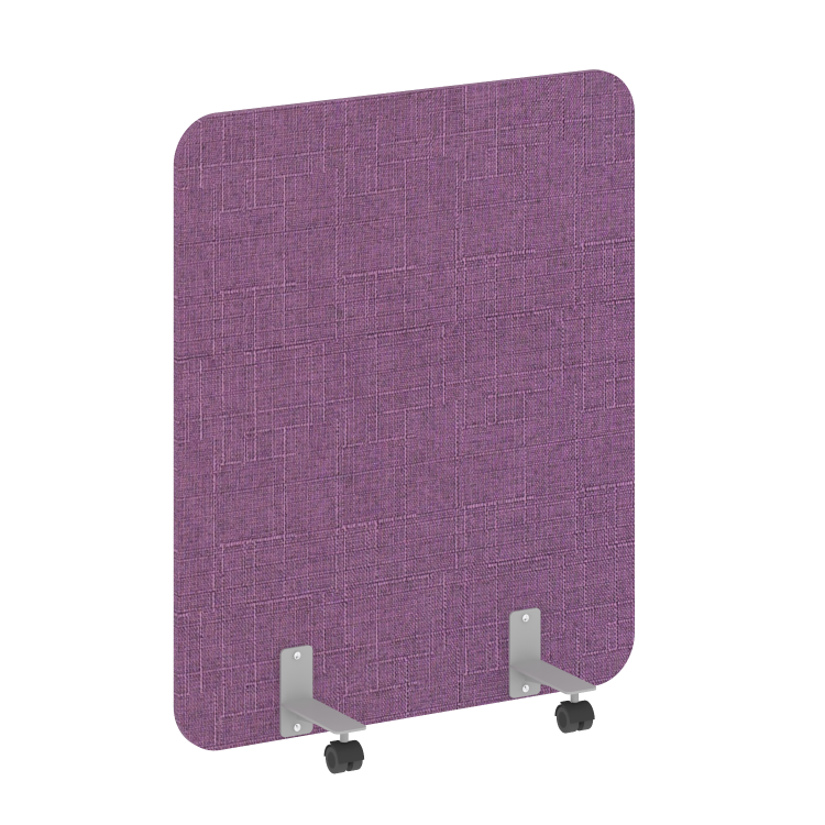 R-line soft Перегородка на металлических опорах, на роликах AP.R-100-120 Romeo 06/Металл Серый 1000*