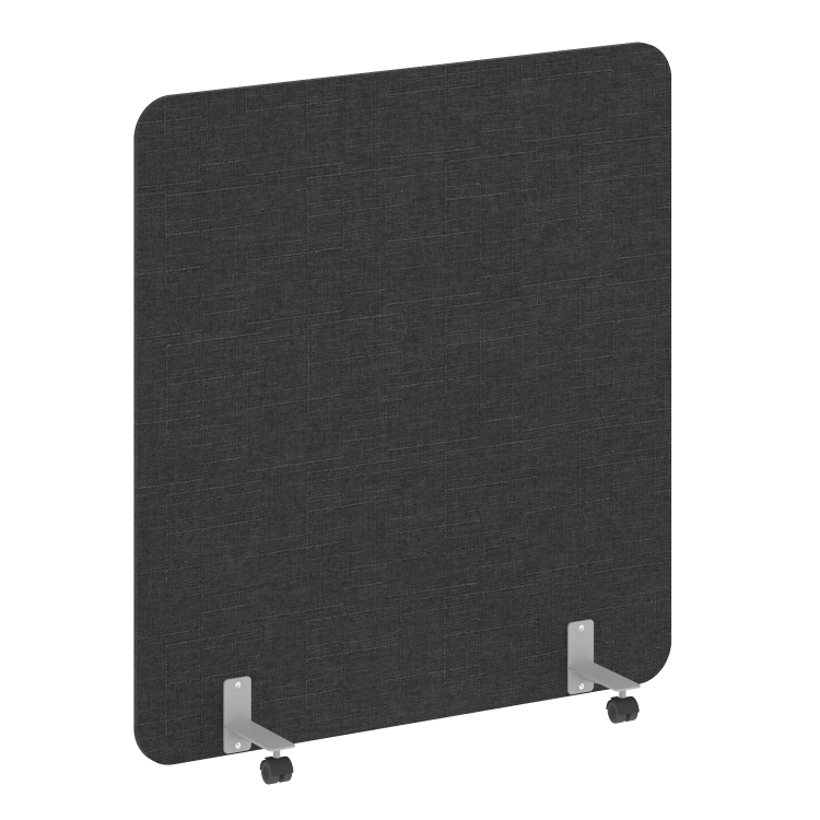 R-line soft Перегородка на металлических опорах, на роликах AP.R-136-150 Romeo 12/Металл Серый 1360*