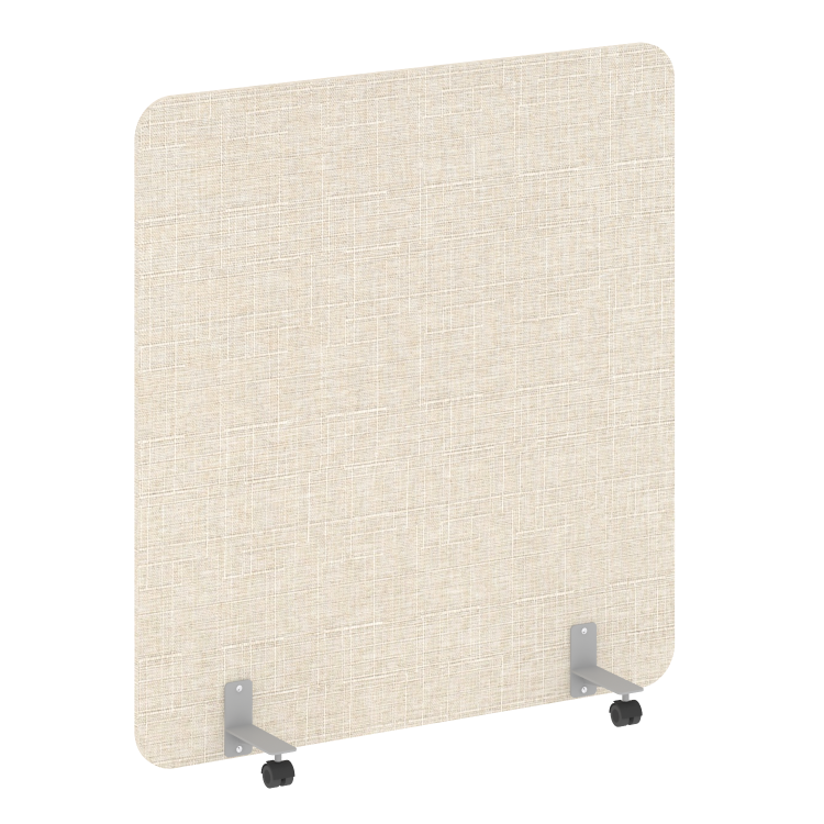 R-line soft Перегородка на металлических опорах, на роликах AP.R-136-150 Romeo 02/Металл Серый 1360*