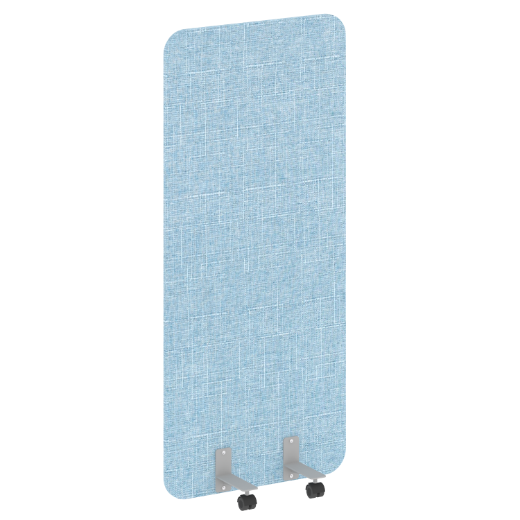 R-line soft Перегородка на металлических опорах, на роликах AP.R-80-180 Romeo 09/Металл Серый 800*28