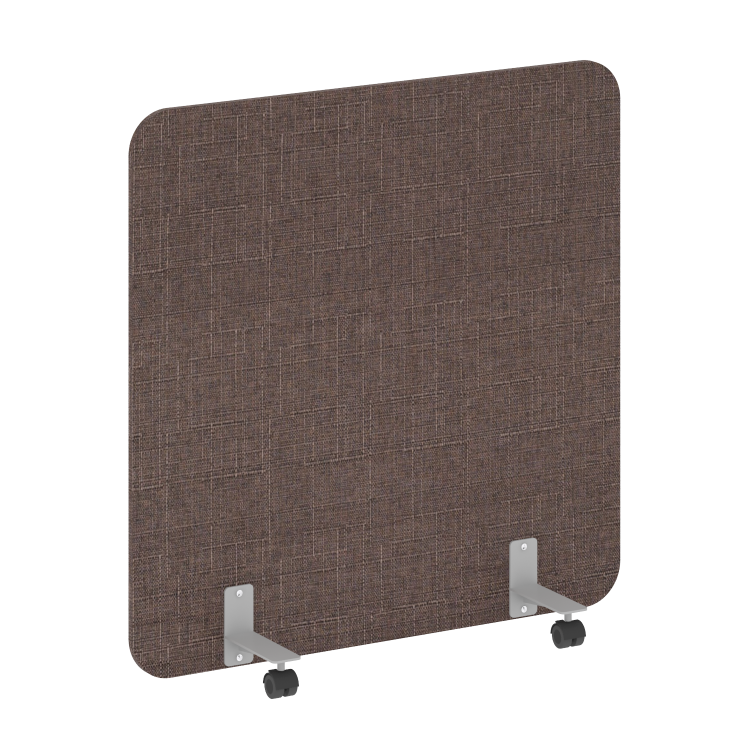 R-line soft Перегородка на металлических опорах, на роликах AP.R-120-120 Romeo 04/Металл Серый 1200*