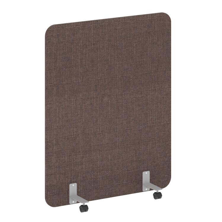 R-line soft Перегородка на металлических опорах, на роликах AP.R-120-150 Romeo 04/Металл Серый 1200*