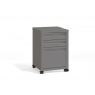Riva Metal Тумба мобильная металлическая (центральный замок) RM.TM-21 Металл Серый 440*494*658