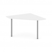 Style Project Угловой элемент перег. стола SN-4.UPRG-031 Белый/Металл Серый 1180*1180*750