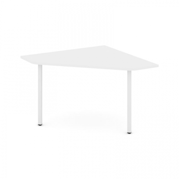 Style Project Угловой элемент перег. стола SN-4.UPRG-031 Белый/Металл Белый 1180*1180*750