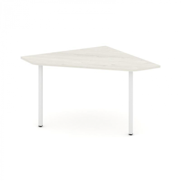Style Project Угловой элемент перег. стола SN-4.UPRG-031 Дуб Наварра/Металл Белый 1180*1180*750