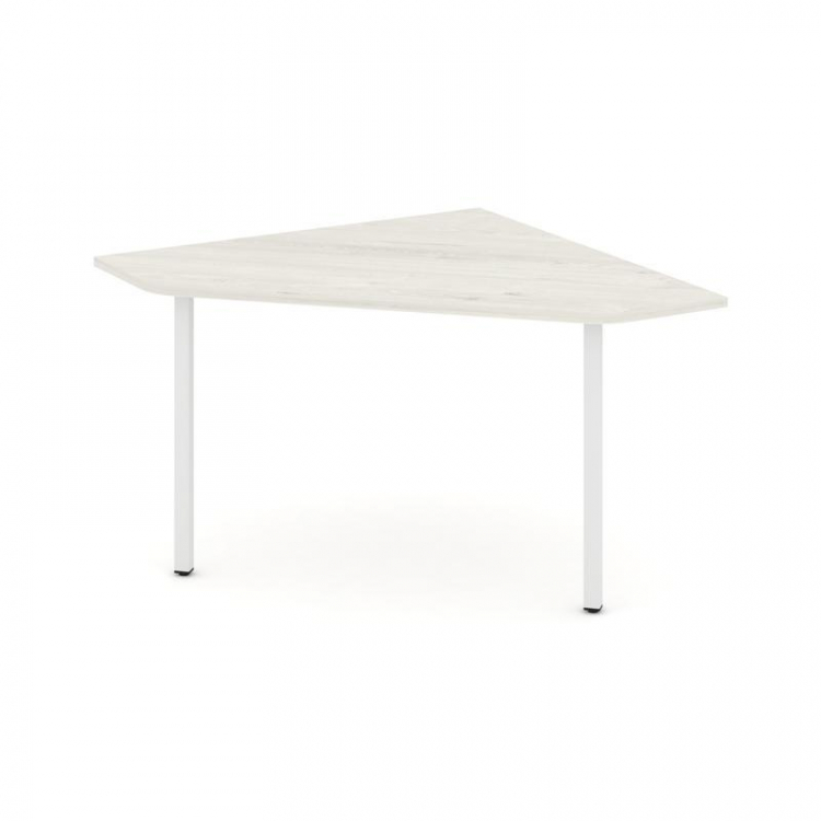Style Project Угловой элемент перег. стола SN-4.UPRG-031 Дуб Наварра/Металл Белый 1180*1180*750